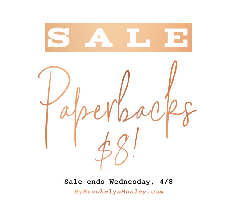$8 Paperback Sale!