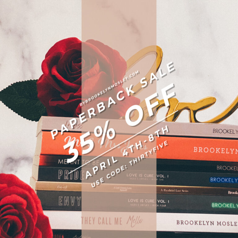 #Sale: Let’s Celebrate #35 With a Paperback Sale!