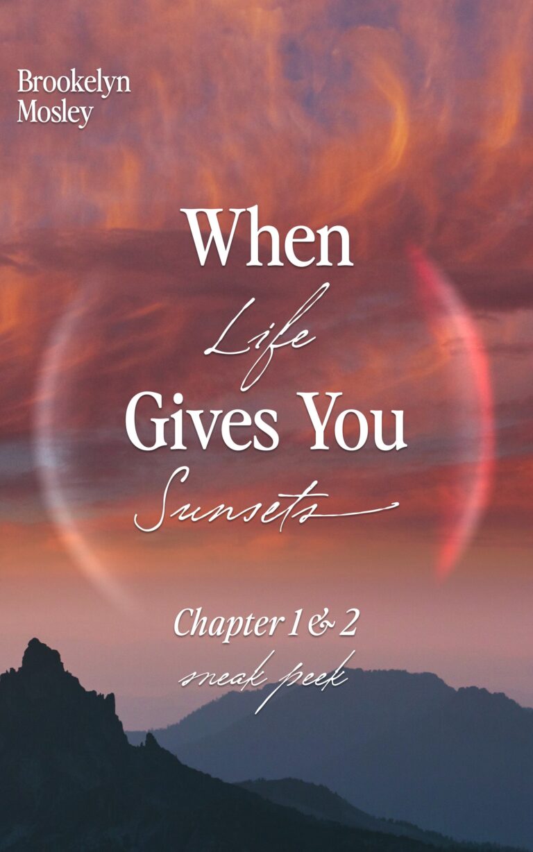 Book cover of When Life Gives You Sunsets's two chapter sample.