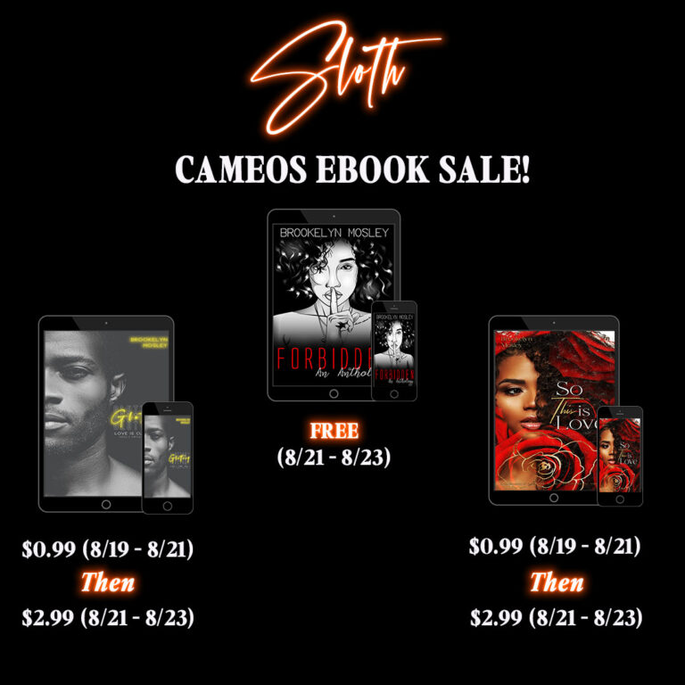 Sloth Cameo eBook Sale!