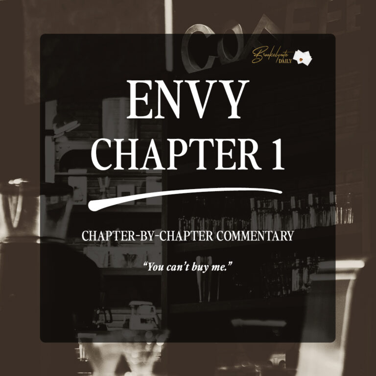 Envy Chapter 1: “You Can’t Buy Me”