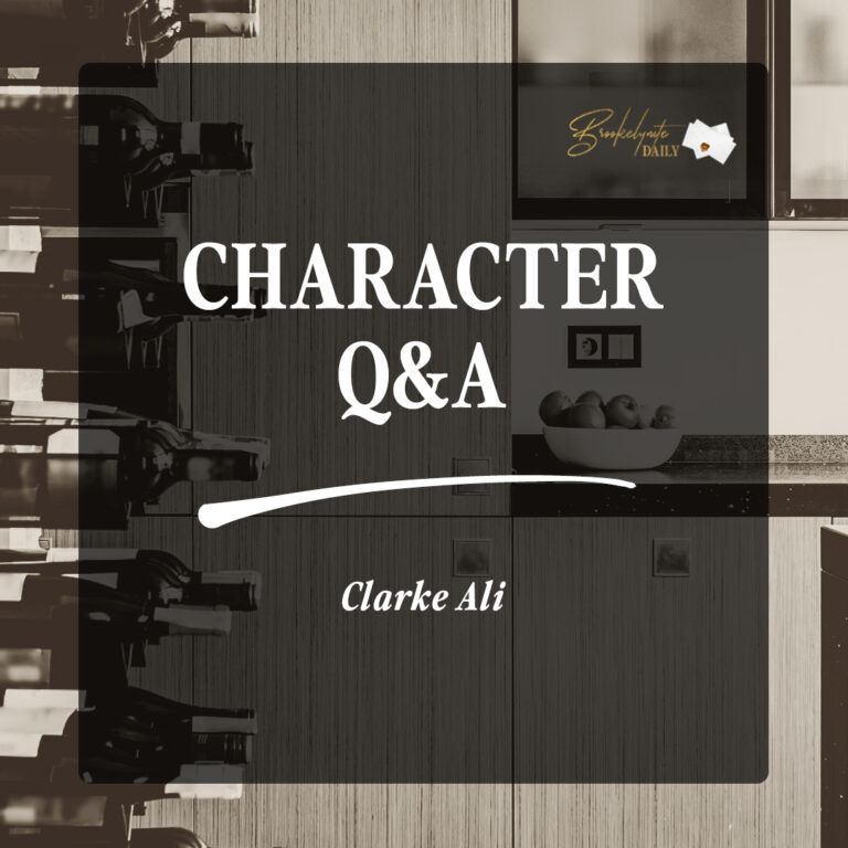 Character Q&A: Clarke Ali