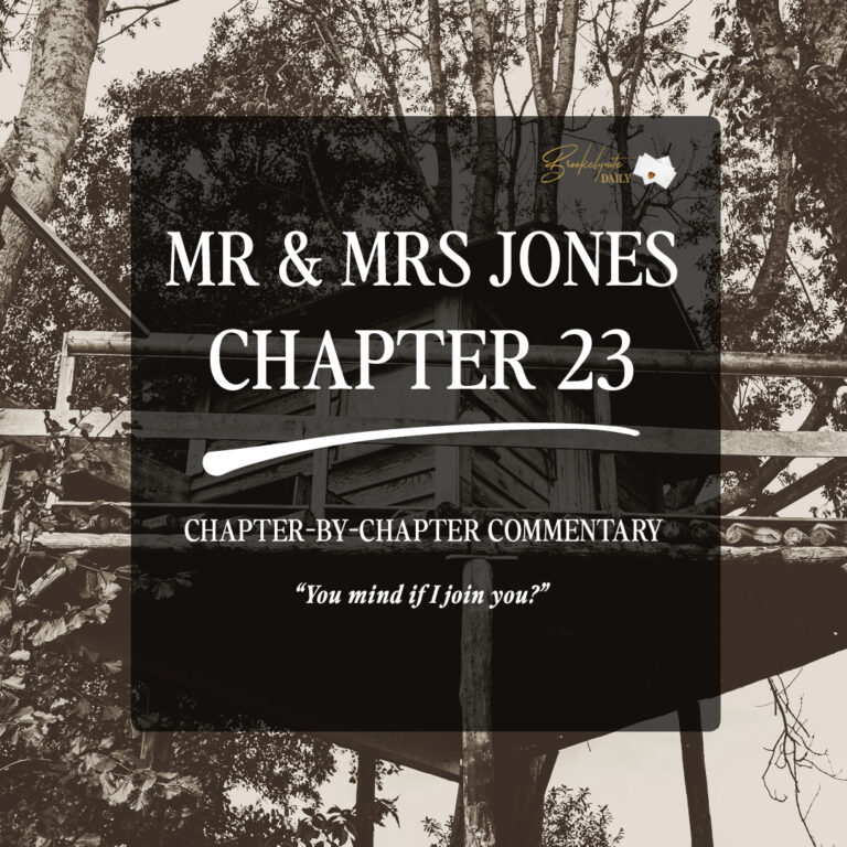 Mr & Mrs Jones Chapter 23: “You Mind If I Join You?”
