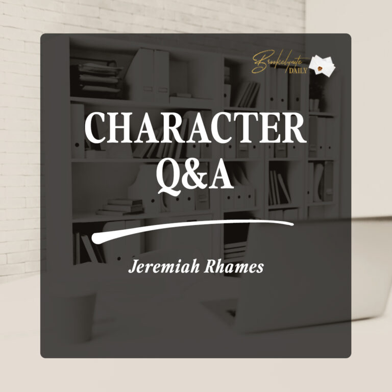 Character Q&A: Jeremiah Rhames