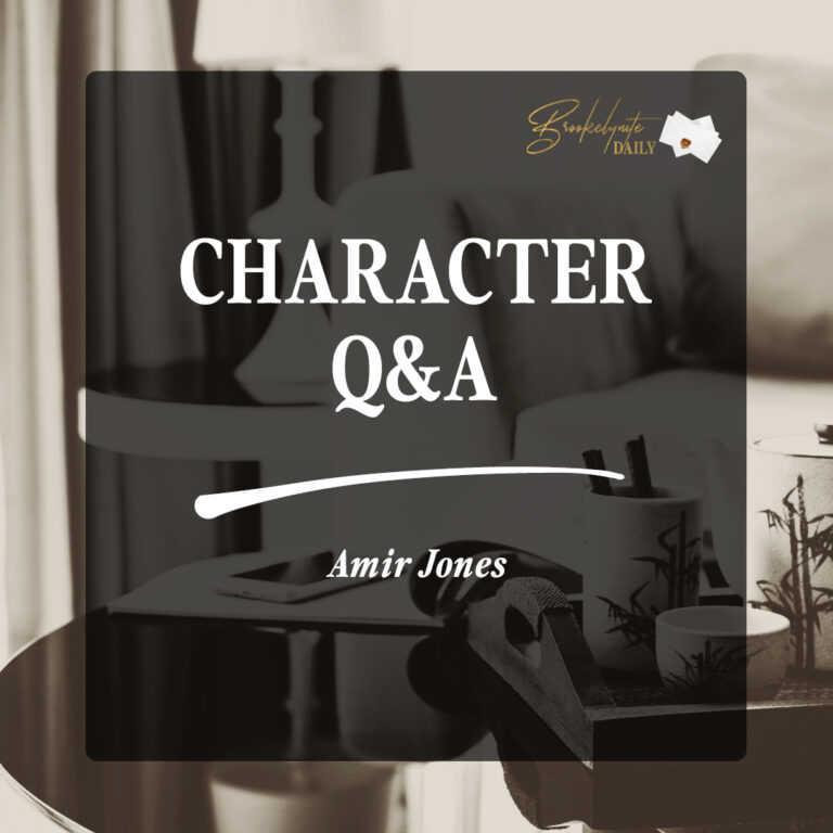 Character Q&A: Amir Jones