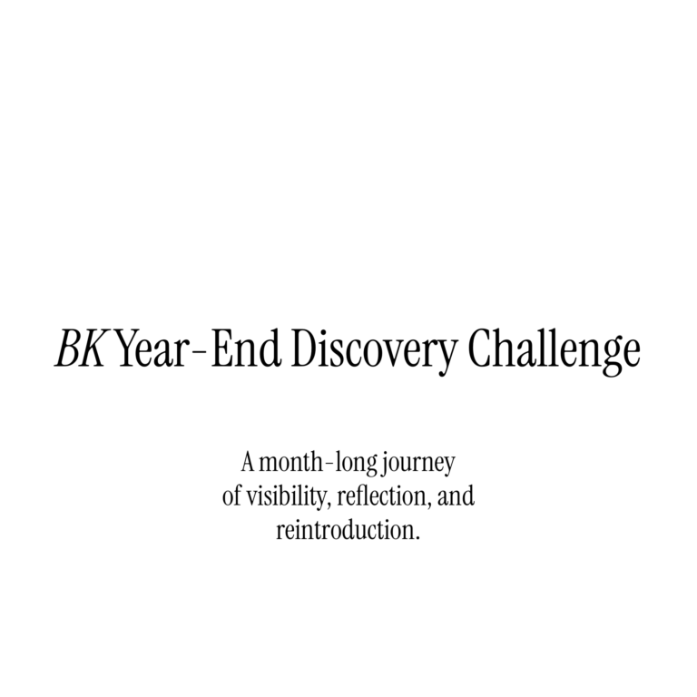 Entering My BK Year-End Discovery Challenge