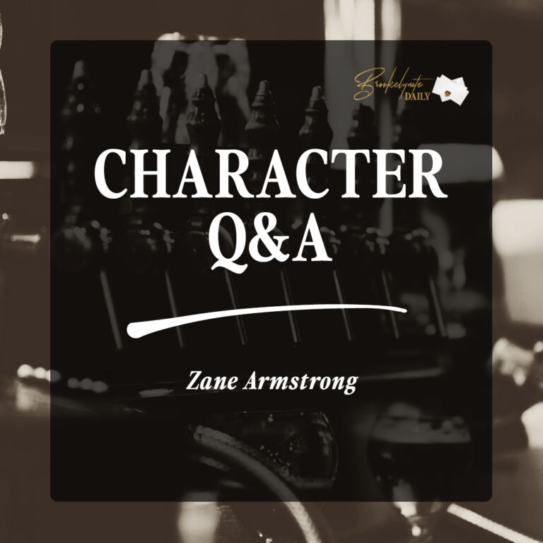 Character Q&A: Zane Armstrong