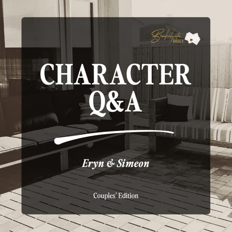 Character Q&A Couples Edition: Eryn & Simeon